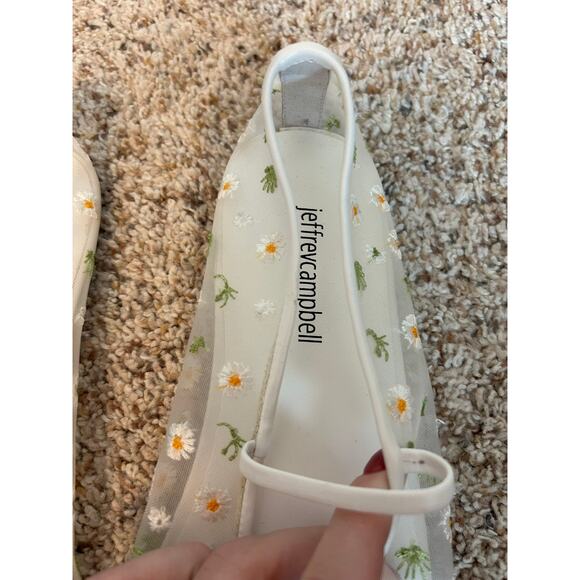 New Jeffrey Campbell Floral Mesh Flats - Picture 5 of 7